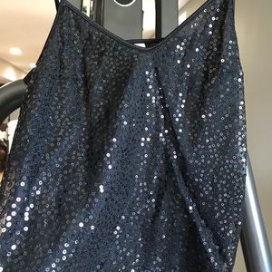 Sequin camisole top